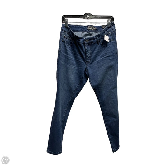 Jeans Straight By Torrid In Blue Denim, Size: 10
