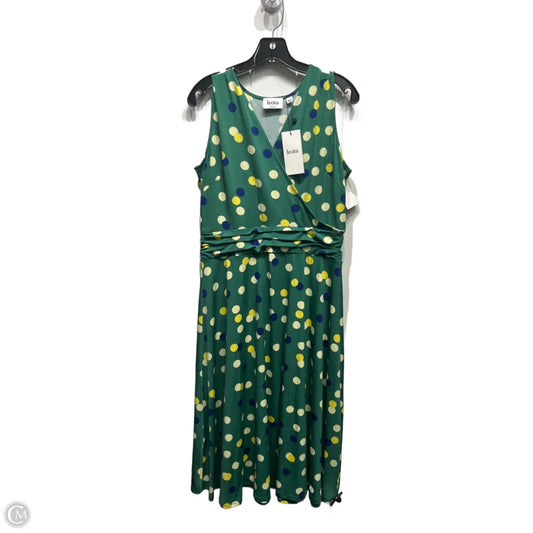 Dress Casual Midi By Leota In Green, Size: M