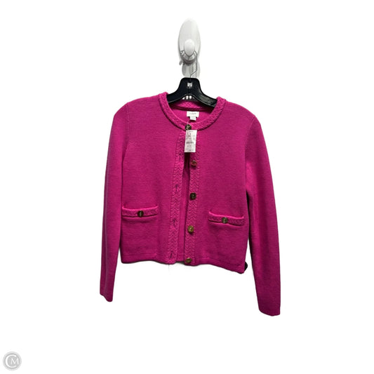 Sweater Cardigan By J. Crew In Pink, Size: Xxs