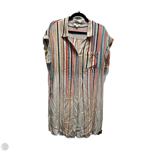 Dress Casual Short By Umgee In Orange & Red, Size: L