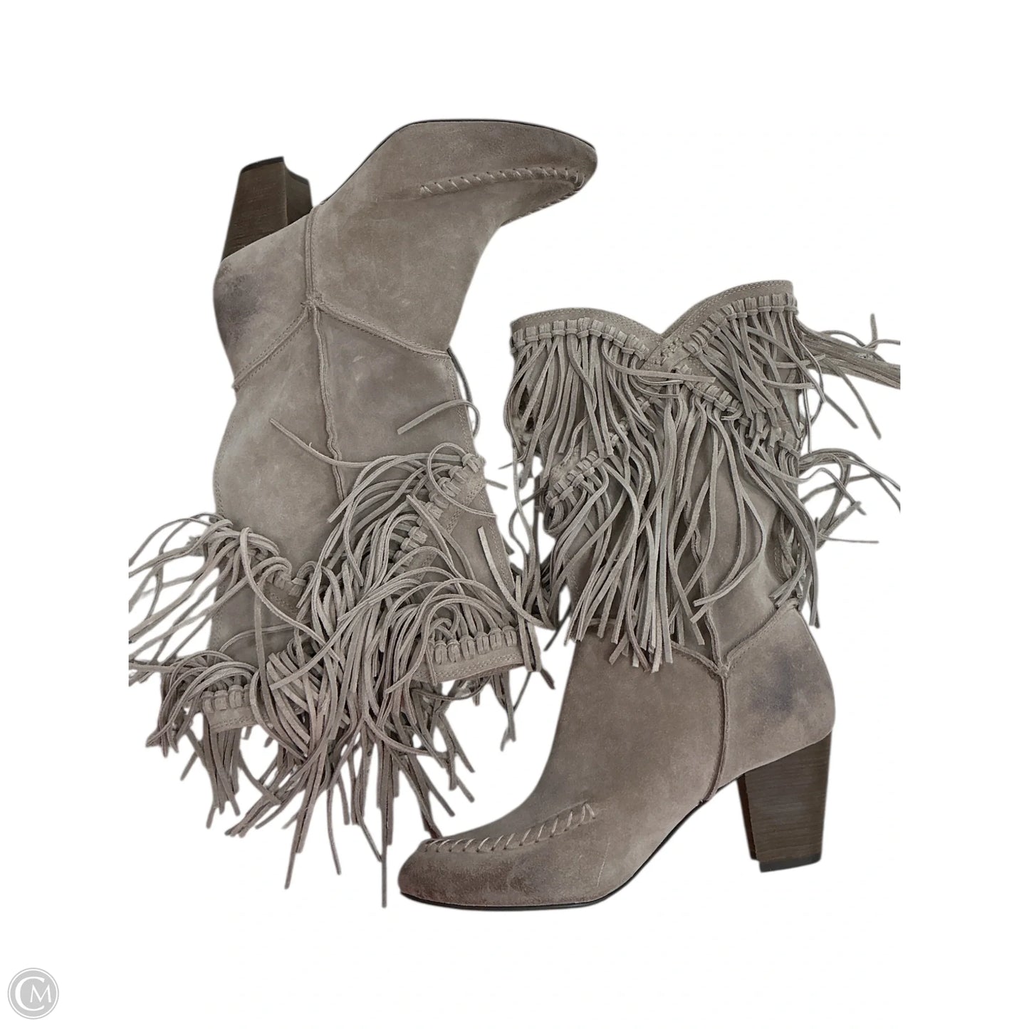 Boots Western By 7 For All Mankind In Tan, Size: 7.5