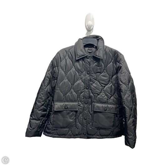 Jacket Puffer & Quilted By Chicos In Black, Size: M
