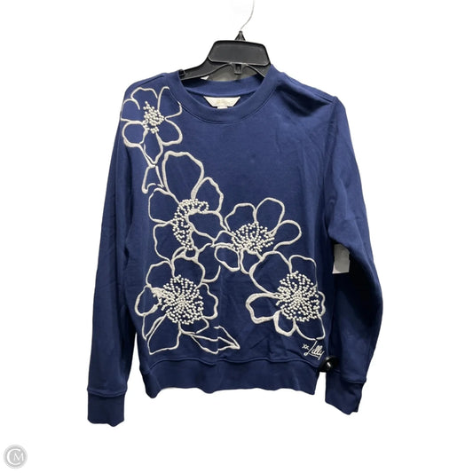 Sweatshirt Designer By Lilly Pulitzer In Navy, Size: Xxs