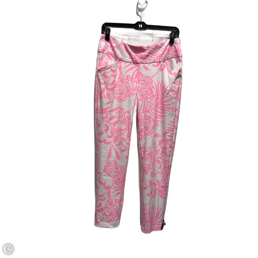 Pants Designer By Lilly Pulitzer In Pink & White, Size: 6