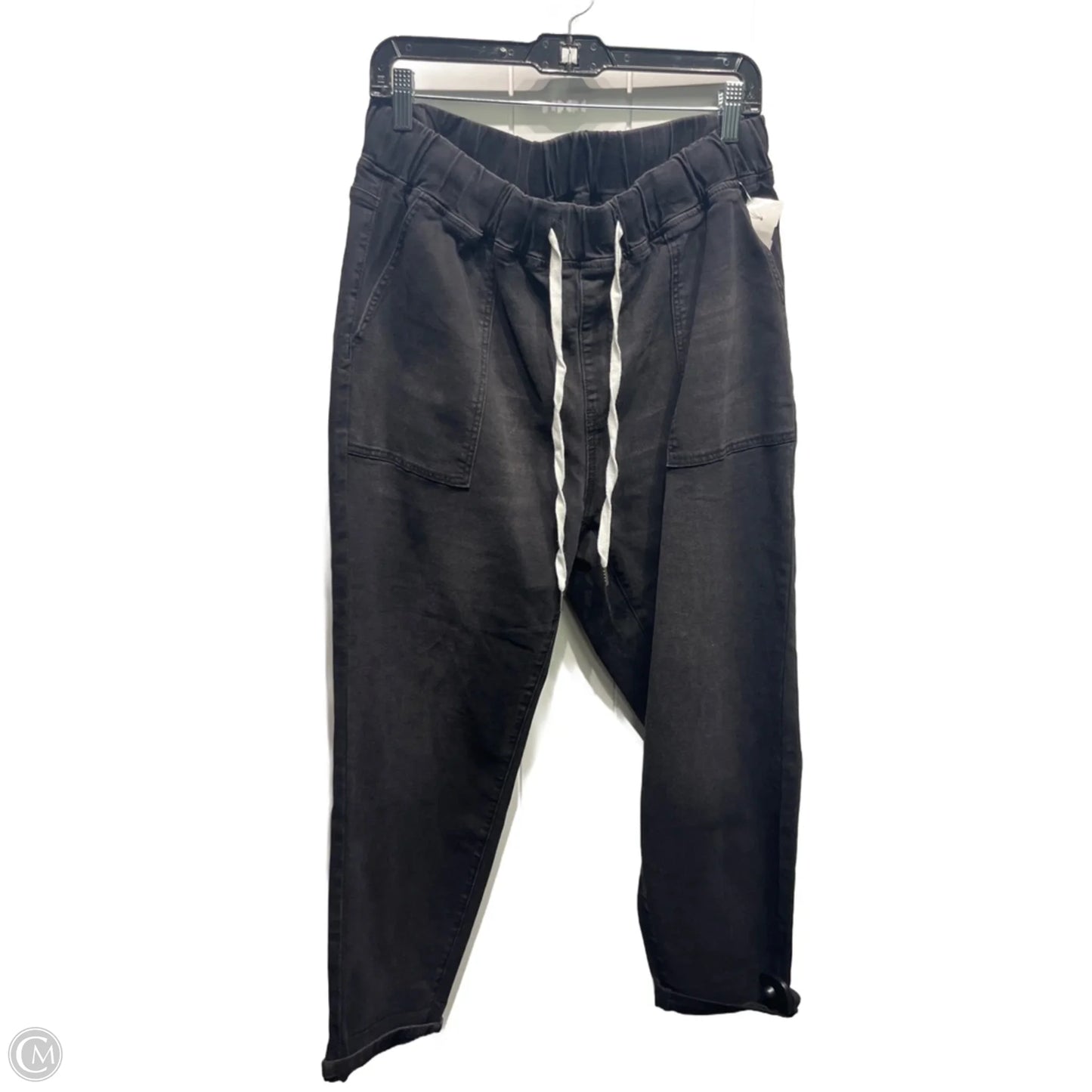 Jeans Straight By Bloomchic In Black Denim, Size: 18
