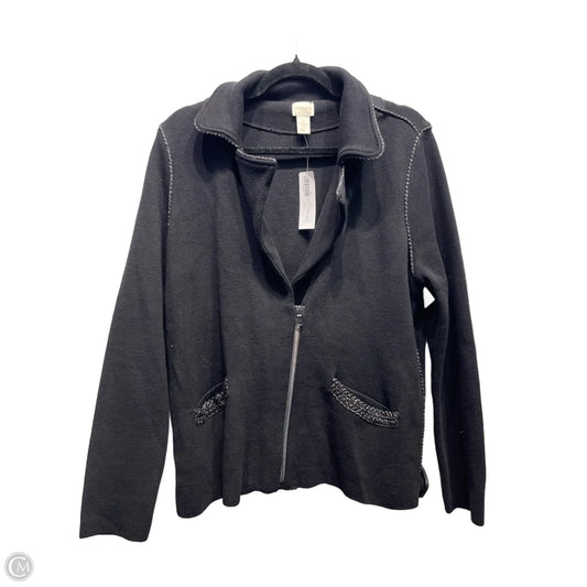 Jacket Other By Chicos In Black, Size: L