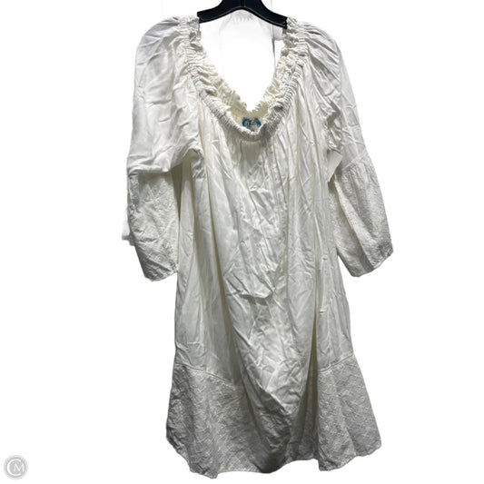 Dress Casual Short By J GILL In White, Size: 2x