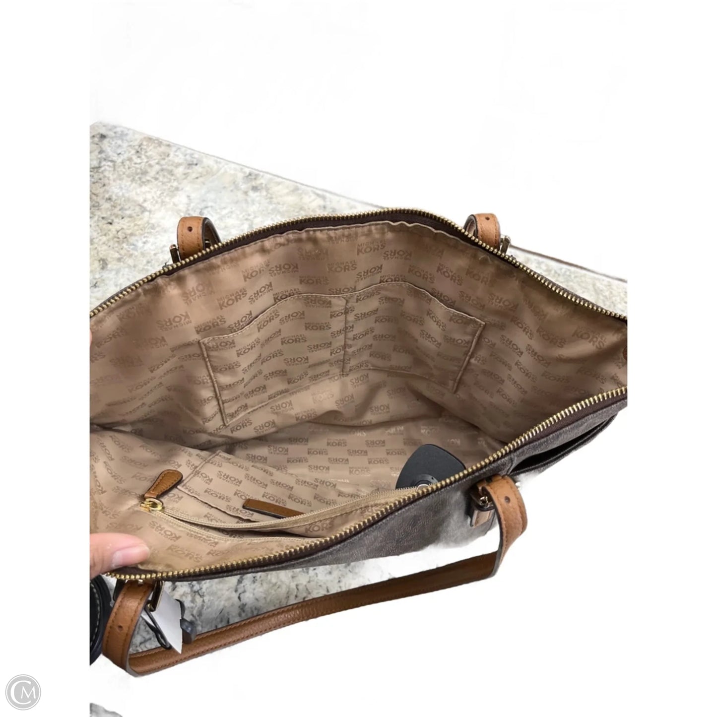 Crossbody Designer By Michael Kors, Size: Medium