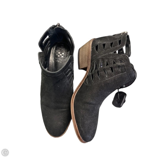 Boots Ankle Heels By Vince Camuto In Black, Size: 6