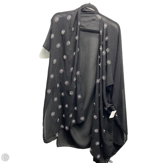 Kimono By Clothes Mentor In Black, Size: Osfm