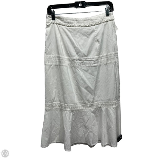 Skirt Midi By Commense In White, Size: M
