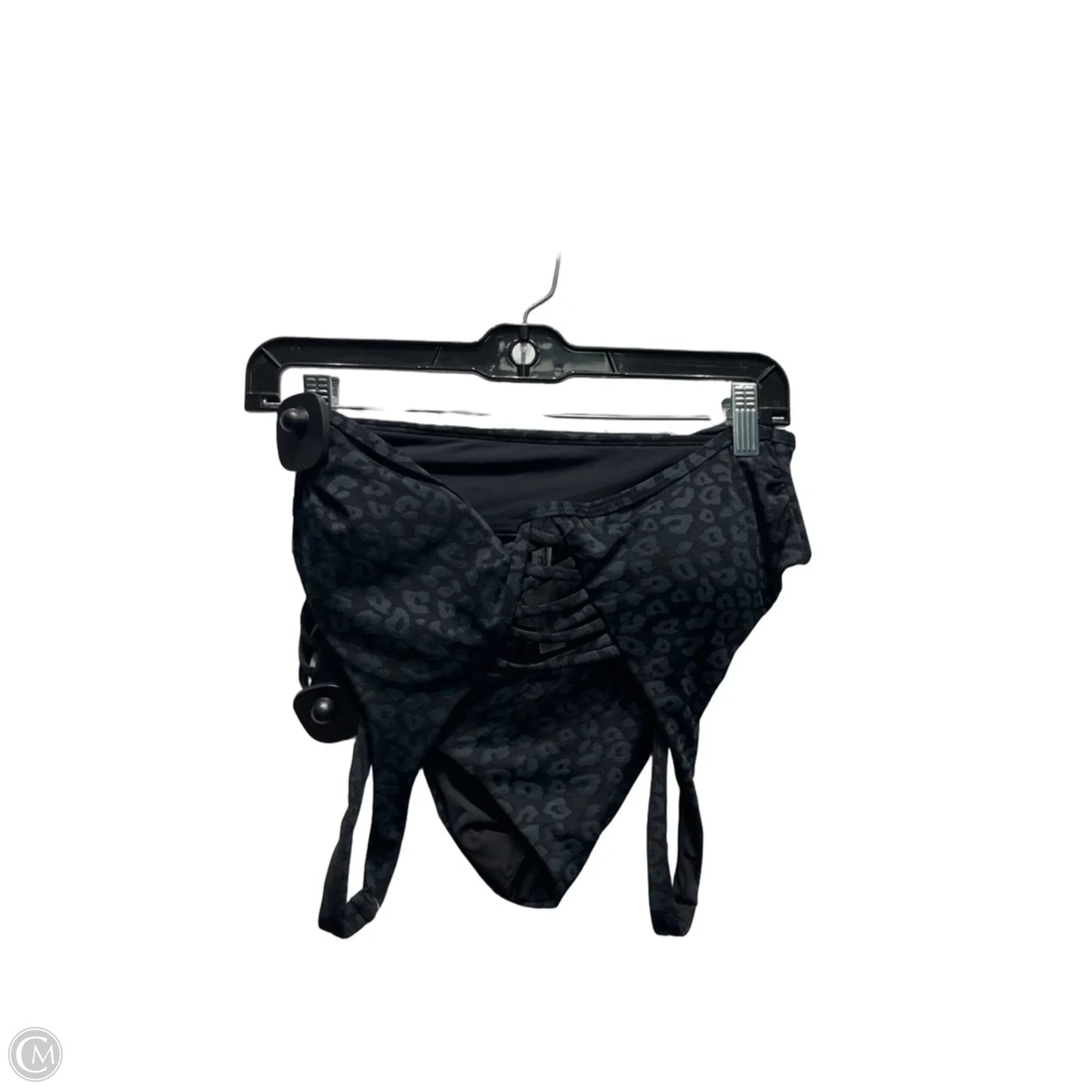 Swimsuit 2pc By TINIBIKINI In Black & Green, Size: L