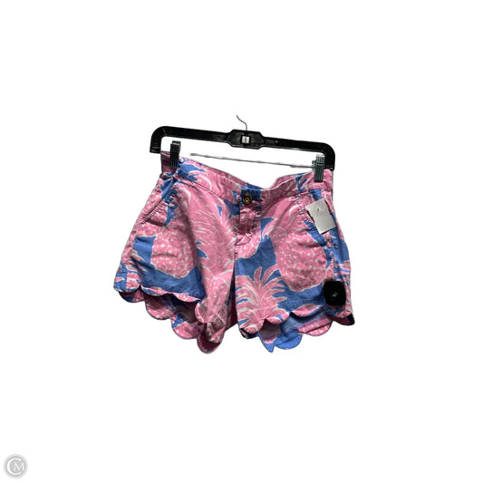Shorts Designer By Lilly Pulitzer In Blue & Pink, Size: 2