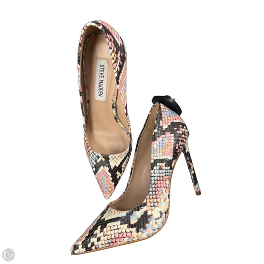 Shoes Heels Stiletto By Steve Madden In Blue & Pink, Size: 5.5