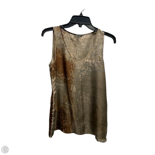Top Sleeveless By Eileen Fisher In Brown, Size: Xs