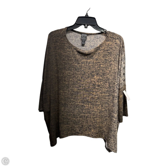 Top Short Sleeve By Clara Sun Woo In Brown, Size: S