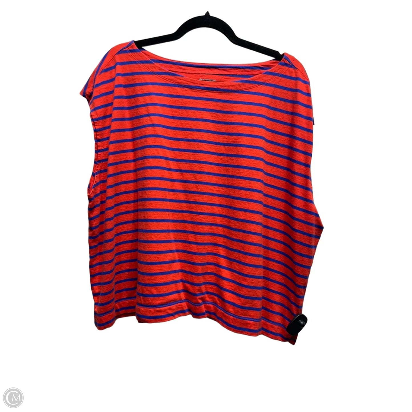 Top Short Sleeve Basic By Old Navy In Blue & Red, Size: 3x