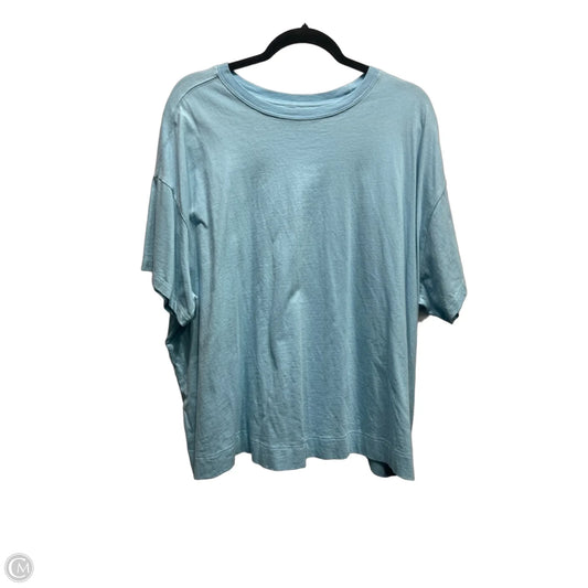 Top Short Sleeve Basic By Old Navy In Blue, Size: 2x