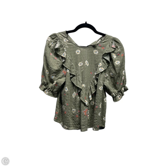 Top Short Sleeve By Ana In Green, Size: Sp