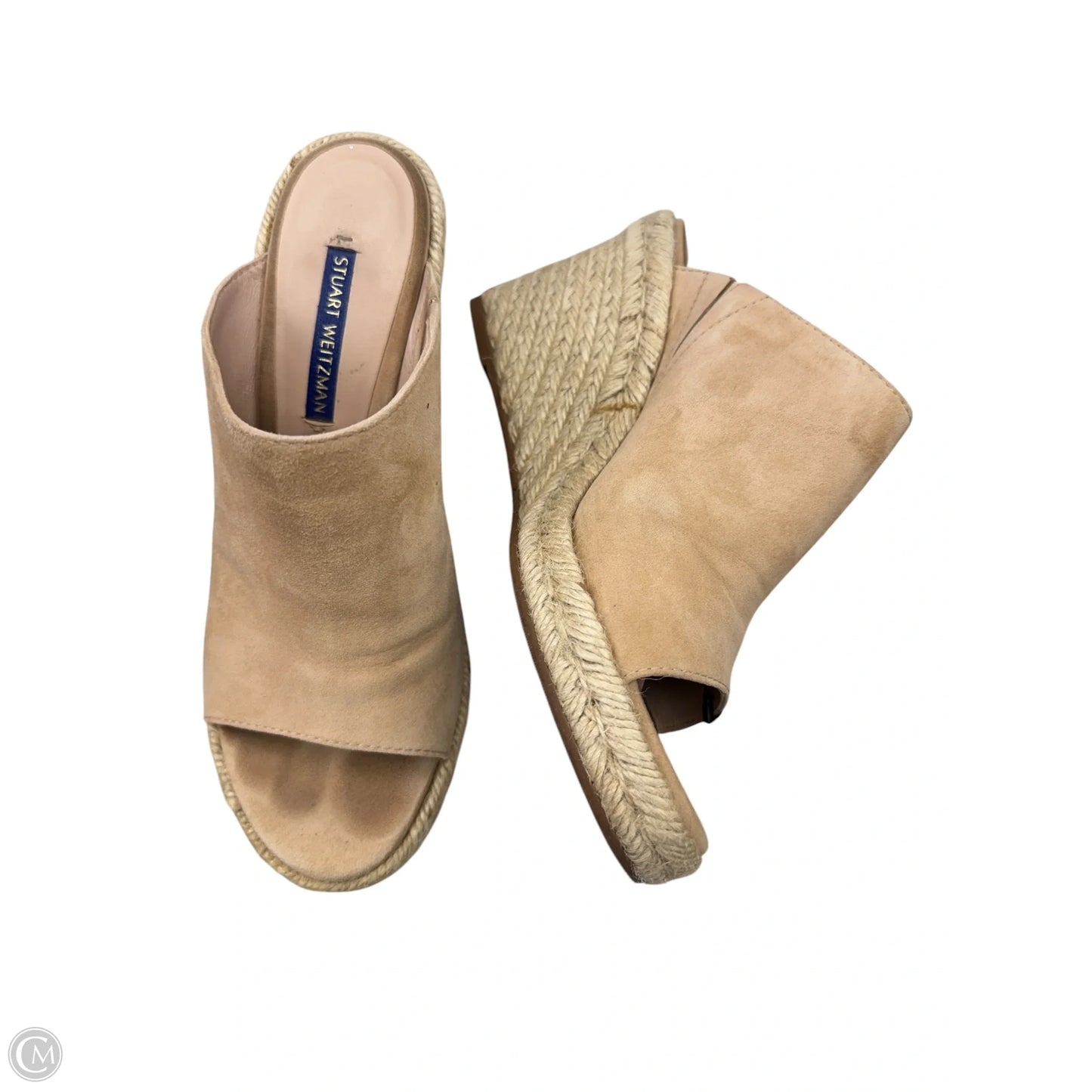 Sandals Designer By Stuart Weitzman In Tan, Size: 7.5