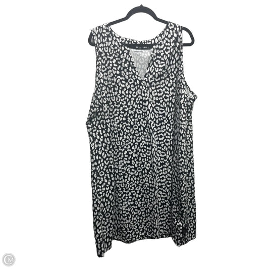 Dress Casual Short By Lands End In Black & White, Size: 2x