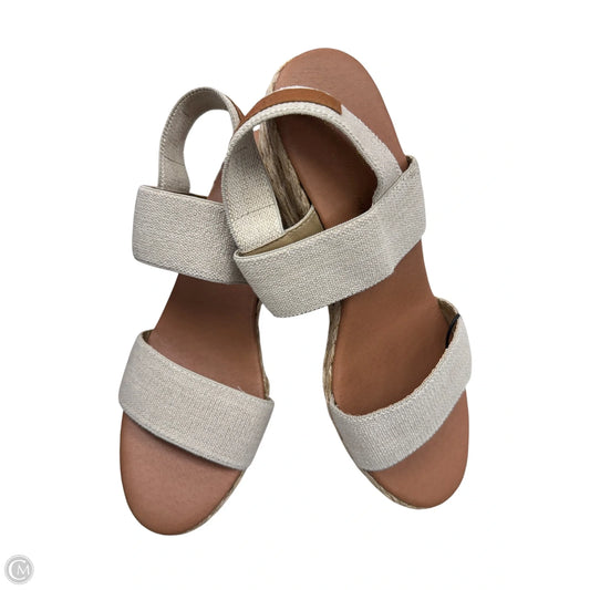 Sandals Heels Wedge By Tommy Bahama In Tan, Size: 7.5