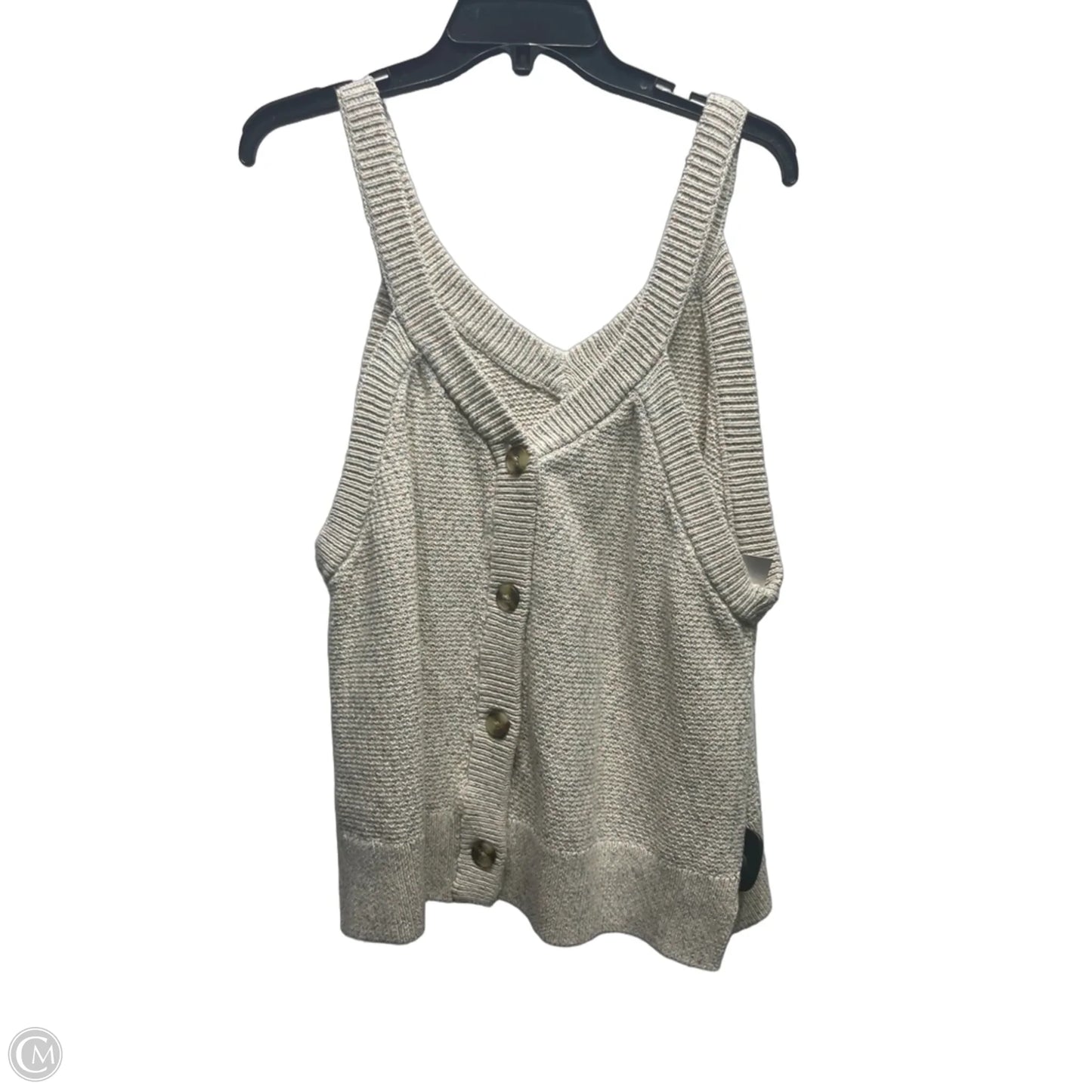 Top Sleeveless By Madewell In Tan, Size: Xl