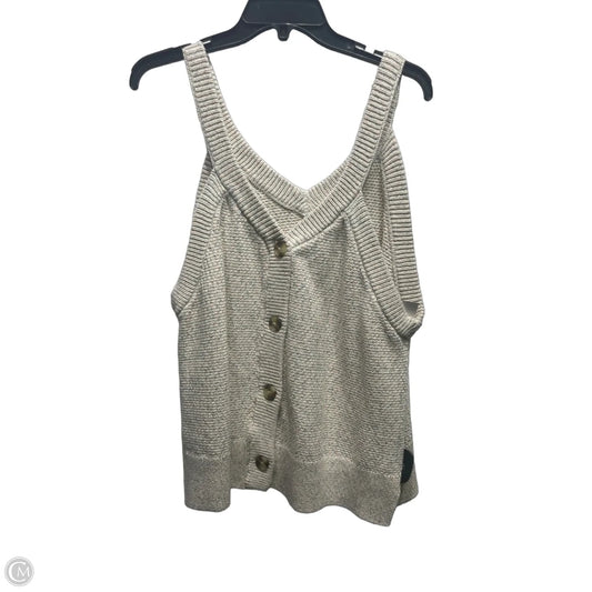 Top Sleeveless By Madewell In Tan, Size: Xl