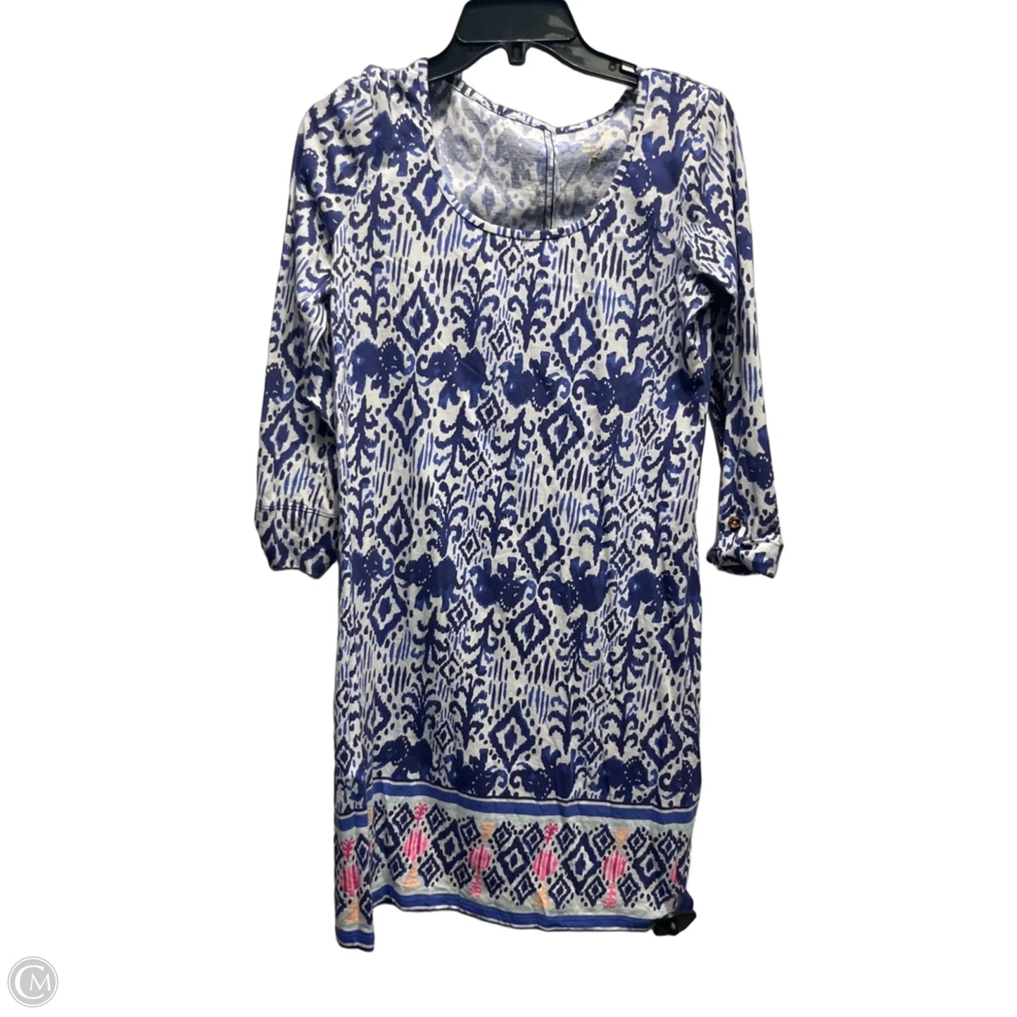 Dress Designer By Lilly Pulitzer In Blue & White, Size: S