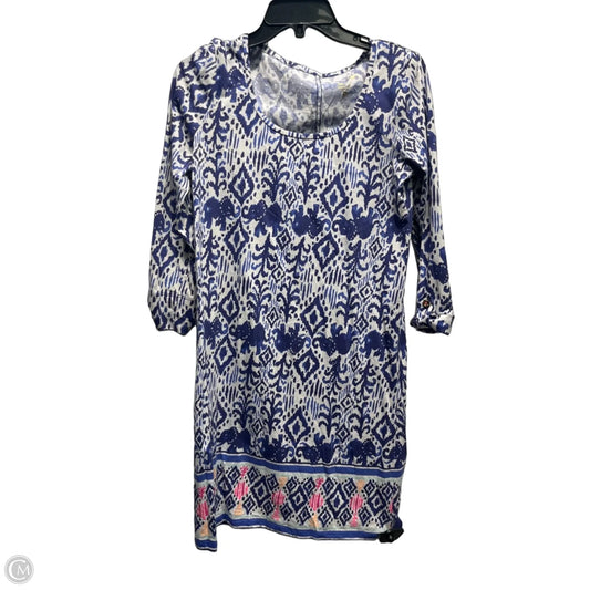 Dress Designer By Lilly Pulitzer In Blue & White, Size: S