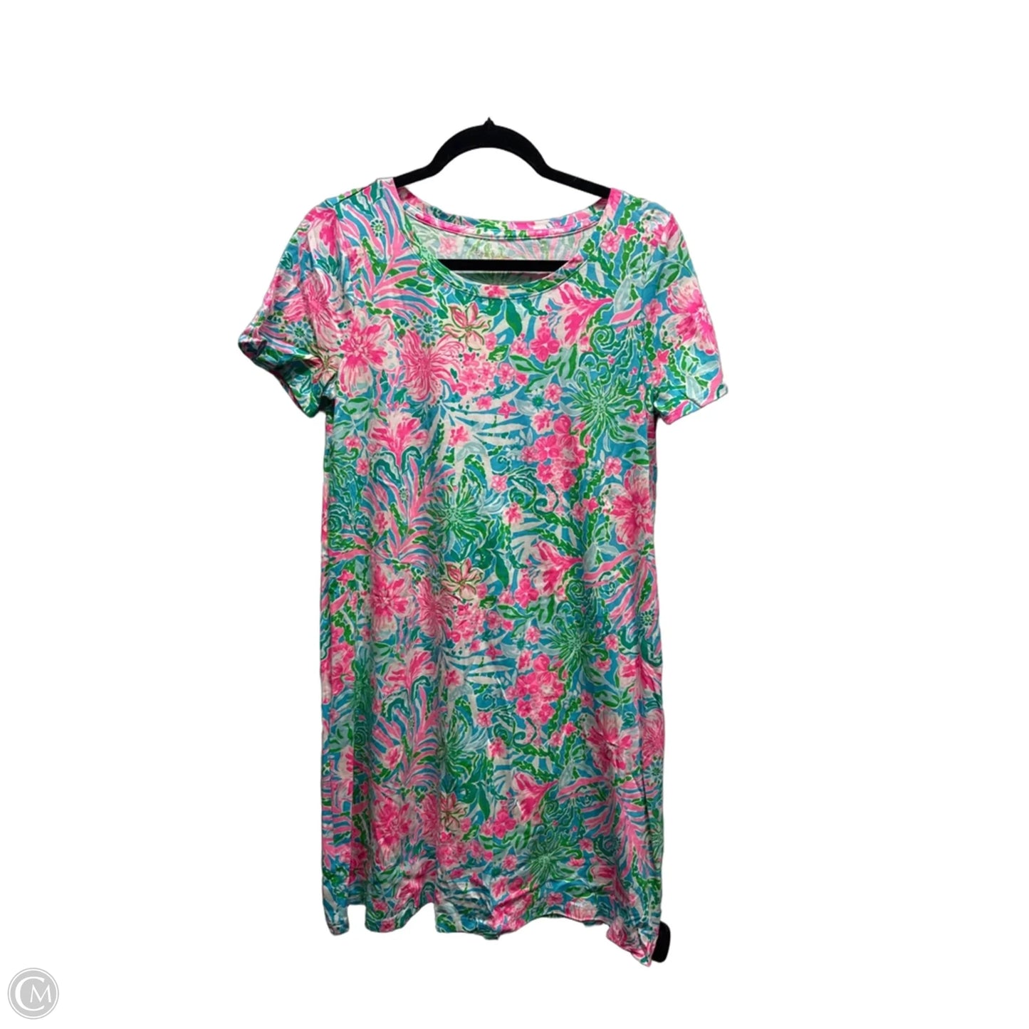 Dress Designer By Lilly Pulitzer In Blue & Pink, Size: M