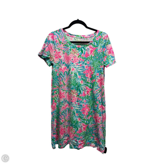 Dress Designer By Lilly Pulitzer In Blue & Pink, Size: M