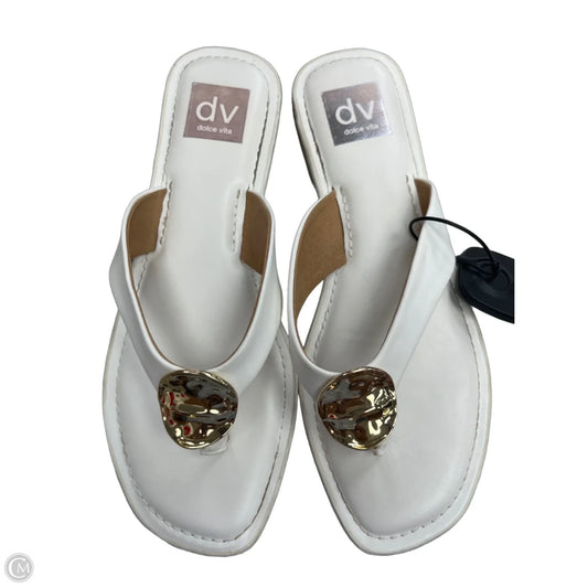 Sandals Flats By Dolce Vita In White, Size: 8.5