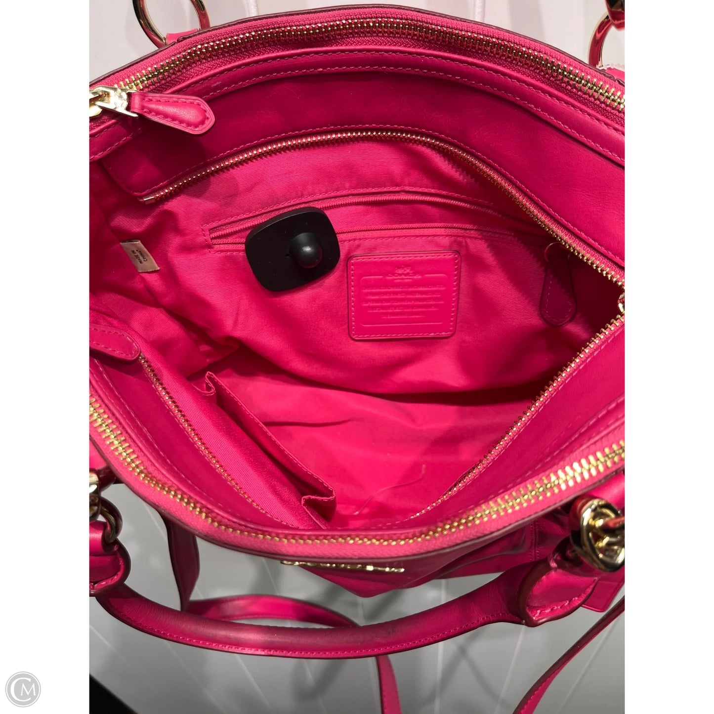 Crossbody Designer By Coach, Size: Medium