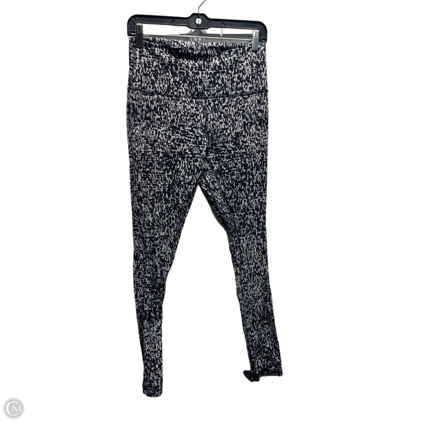 Athletic Leggings By Lululemon In Black & White, Size: 10