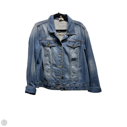 Jacket Denim By St Johns Bay In Blue Denim, Size: Xl