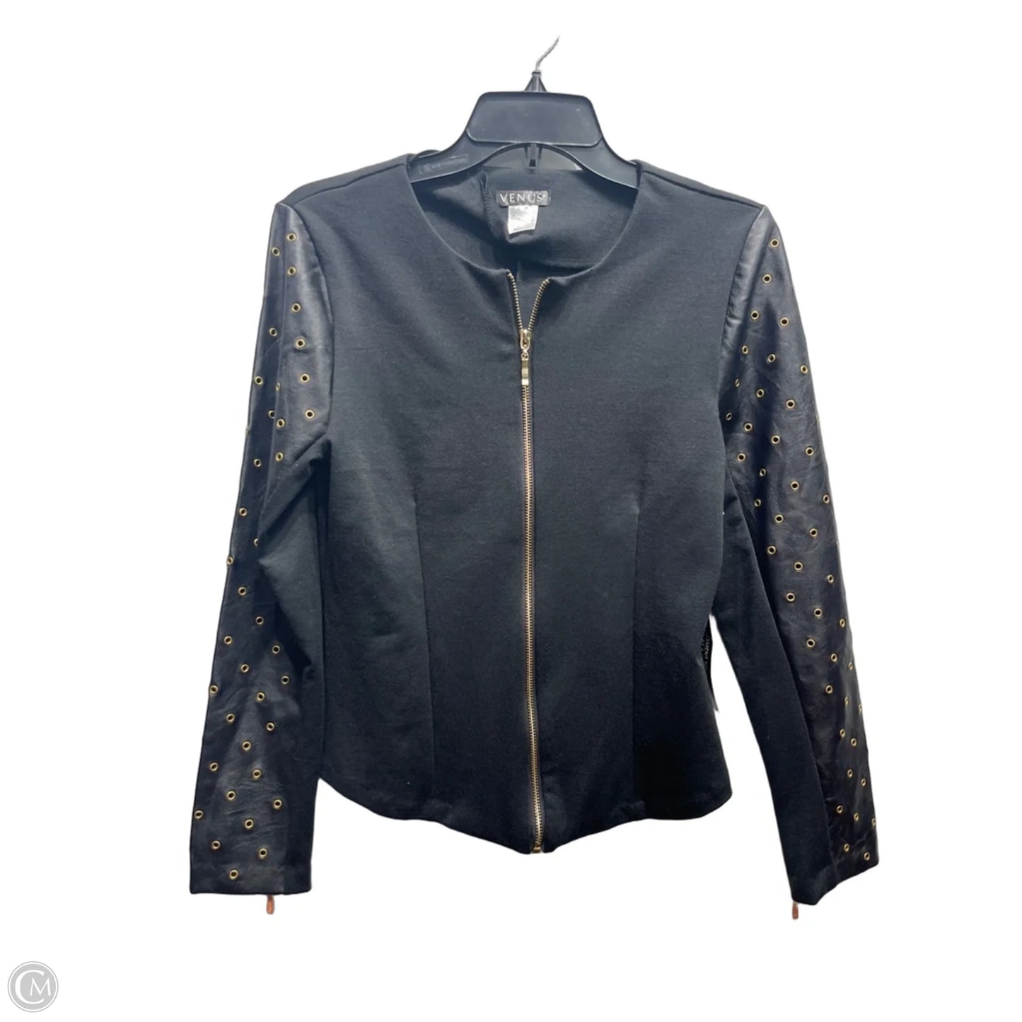 Jacket Other By Venus In Black & Gold, Size: 6