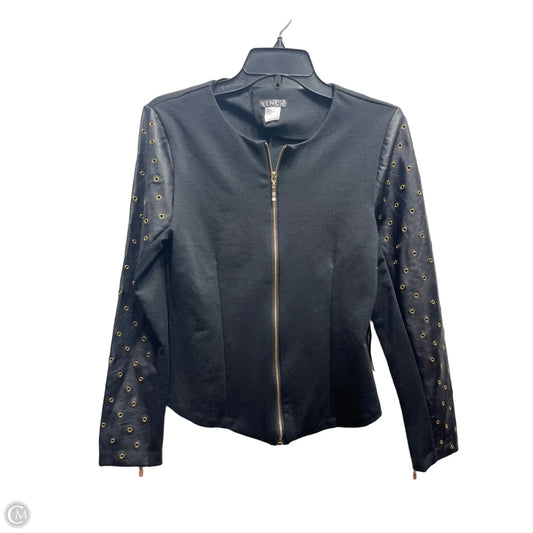 Jacket Other By Venus In Black & Gold, Size: 6