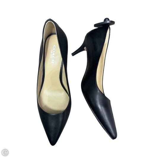 Shoes Designer By Coach In Black, Size: 6