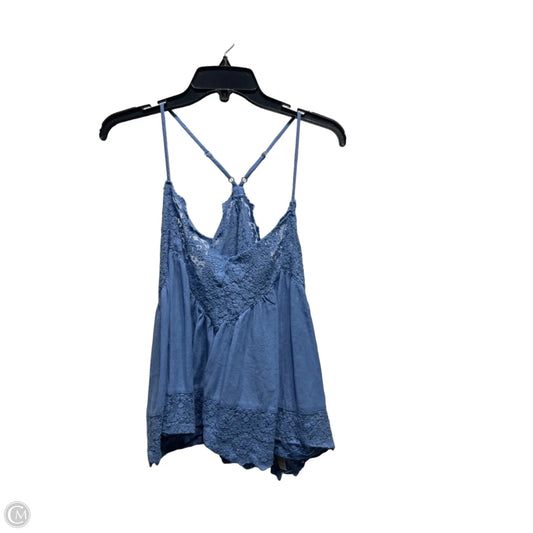 Top Sleeveless By Free People In Blue, Size: L