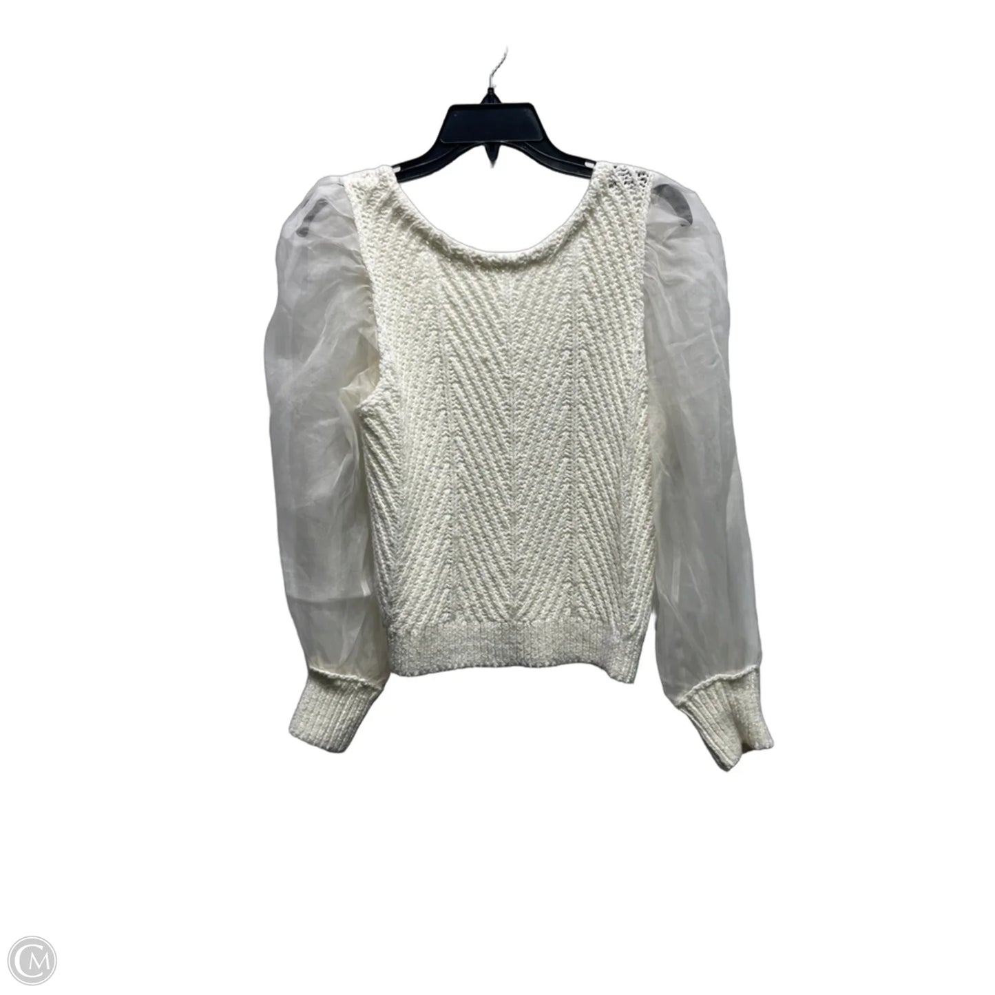 Top Long Sleeve By Maeve In Cream, Size: S
