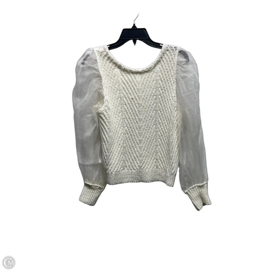 Top Long Sleeve By Maeve In Cream, Size: S