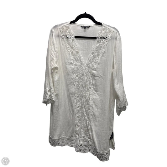 Swimwear Cover-up By Club Z In White, Size: L