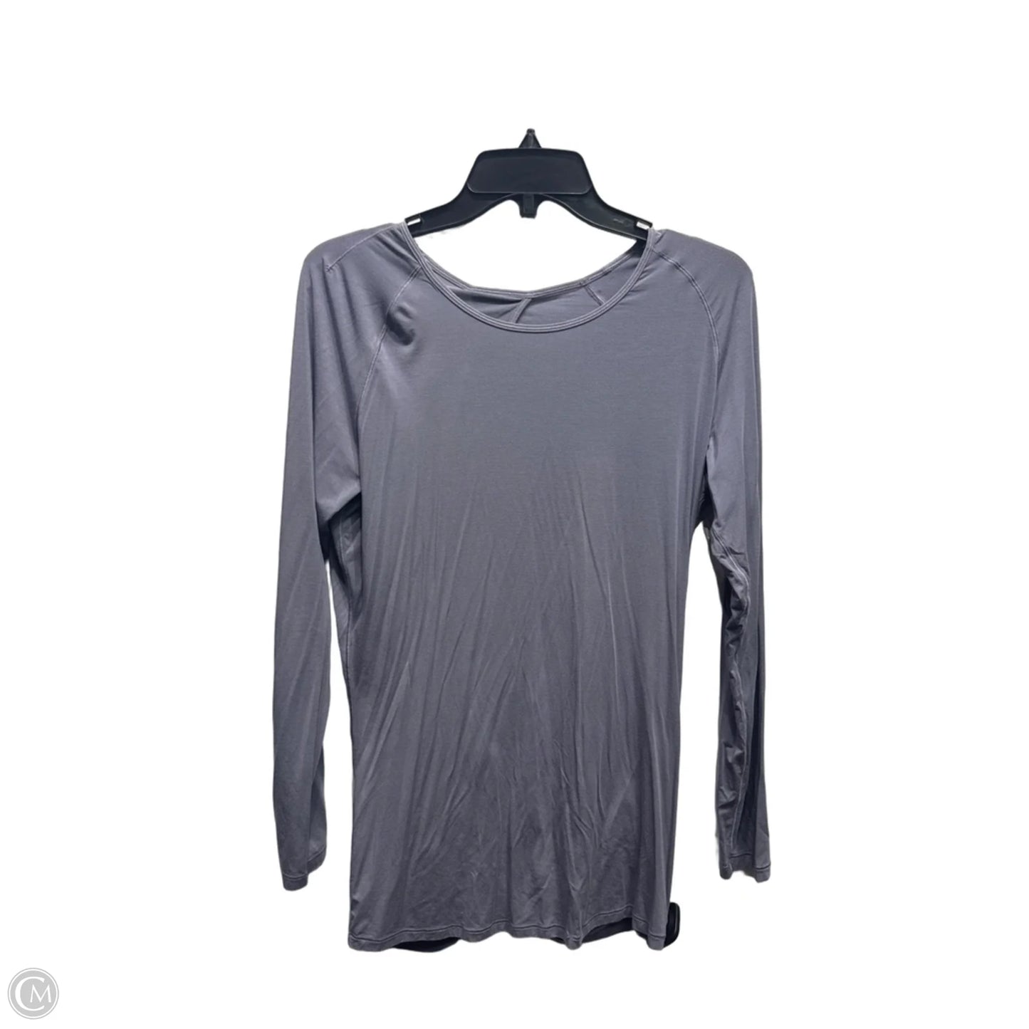 Athletic Top Long Sleeve Crewneck By Lululemon In Purple, Size: S