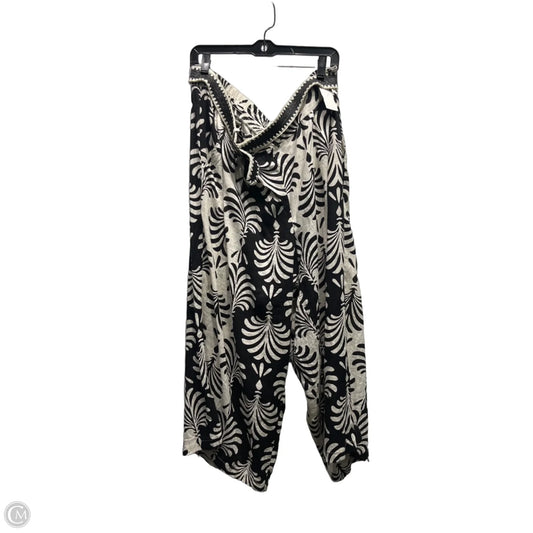 Pants Linen By Rachel Zoe In Black & White, Size: 3x