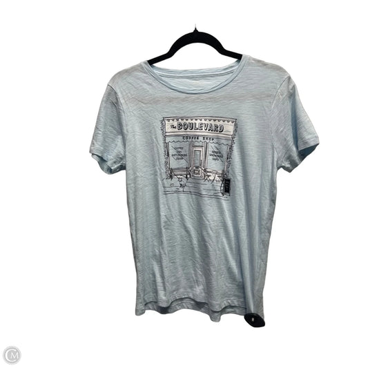 Top Short Sleeve Basic By J. Crew In Blue, Size: S