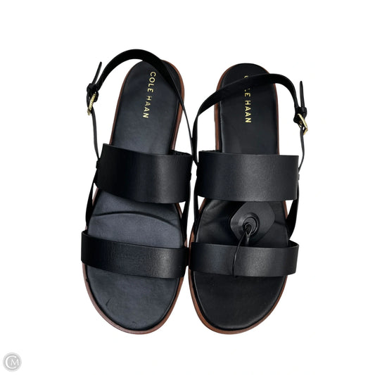 Sandals Flats By Cole-haan In Black, Size: 10