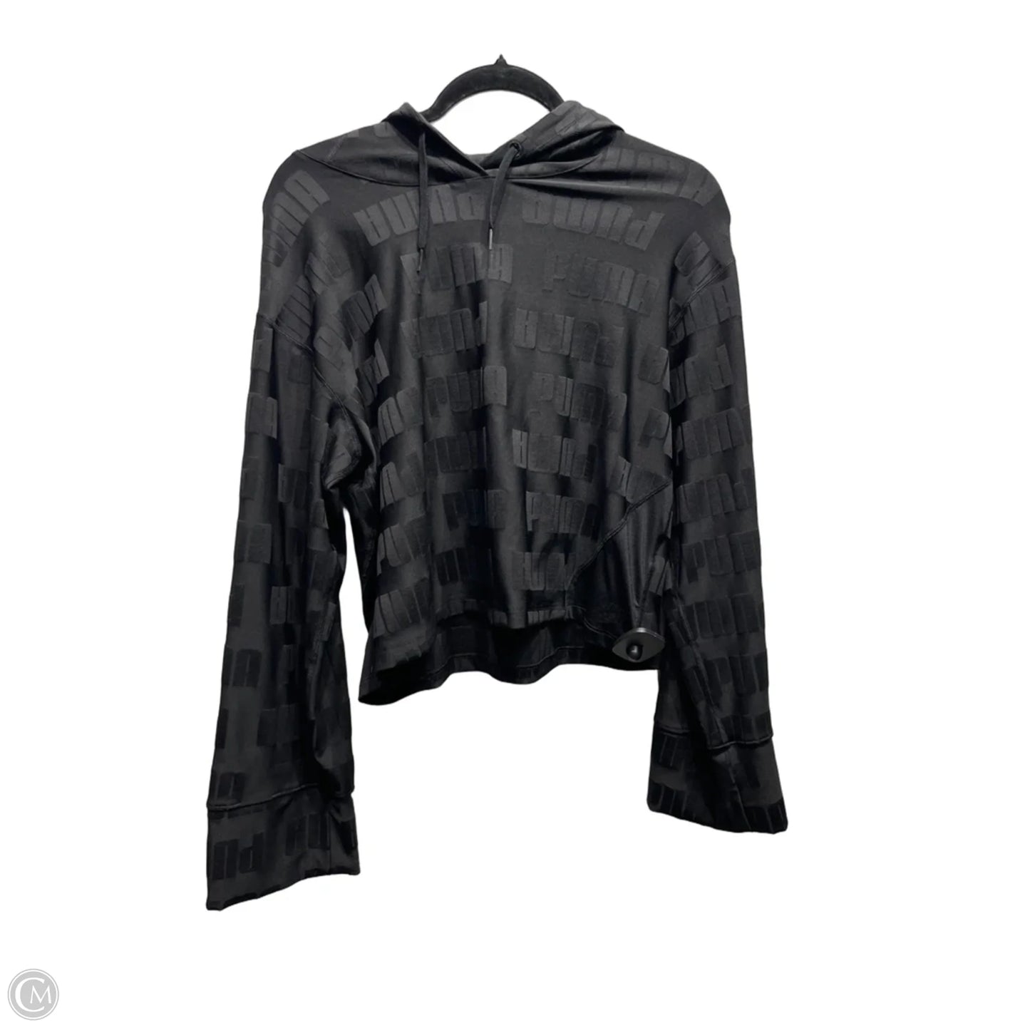 Athletic Sweatshirt Hoodie By Puma In Black, Size: Xs