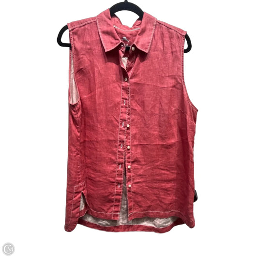 Top Sleeveless By Tommy Bahama In Red, Size: L