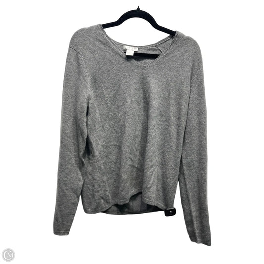 Sweater Cashmere By Tweeds In Grey, Size: Xl